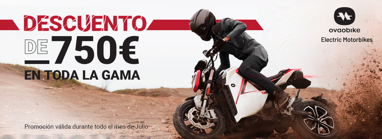 ovaobike Electric Motorbikes - Descuento de 750€ en toda la gama -